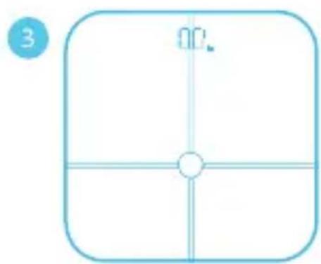 HUAWEI Body Fat Scale AH100 - Inserir as pilhas para alimentar a balança - 3