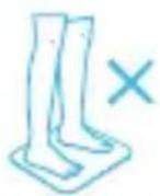 HUAWEI Body Fat Scale AH100 - Posturas incorretas - 3