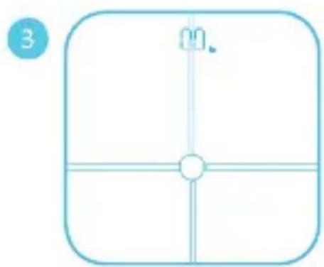 HUAWEI Body Fat Scale AH100 - Installazione batterie per l'accensione - 3