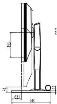 EIZO ColorEdge CG2420 - Dimensions - 5