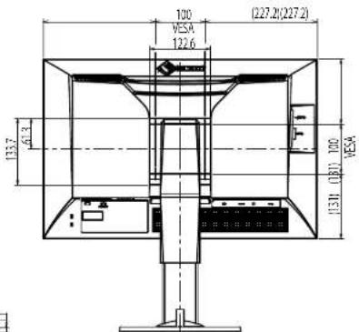 EIZO ColorEdge CG2420 - Dimensions - 6