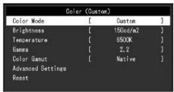 EIZO ColorEdge CG2420 - Reglage/configuration - 1