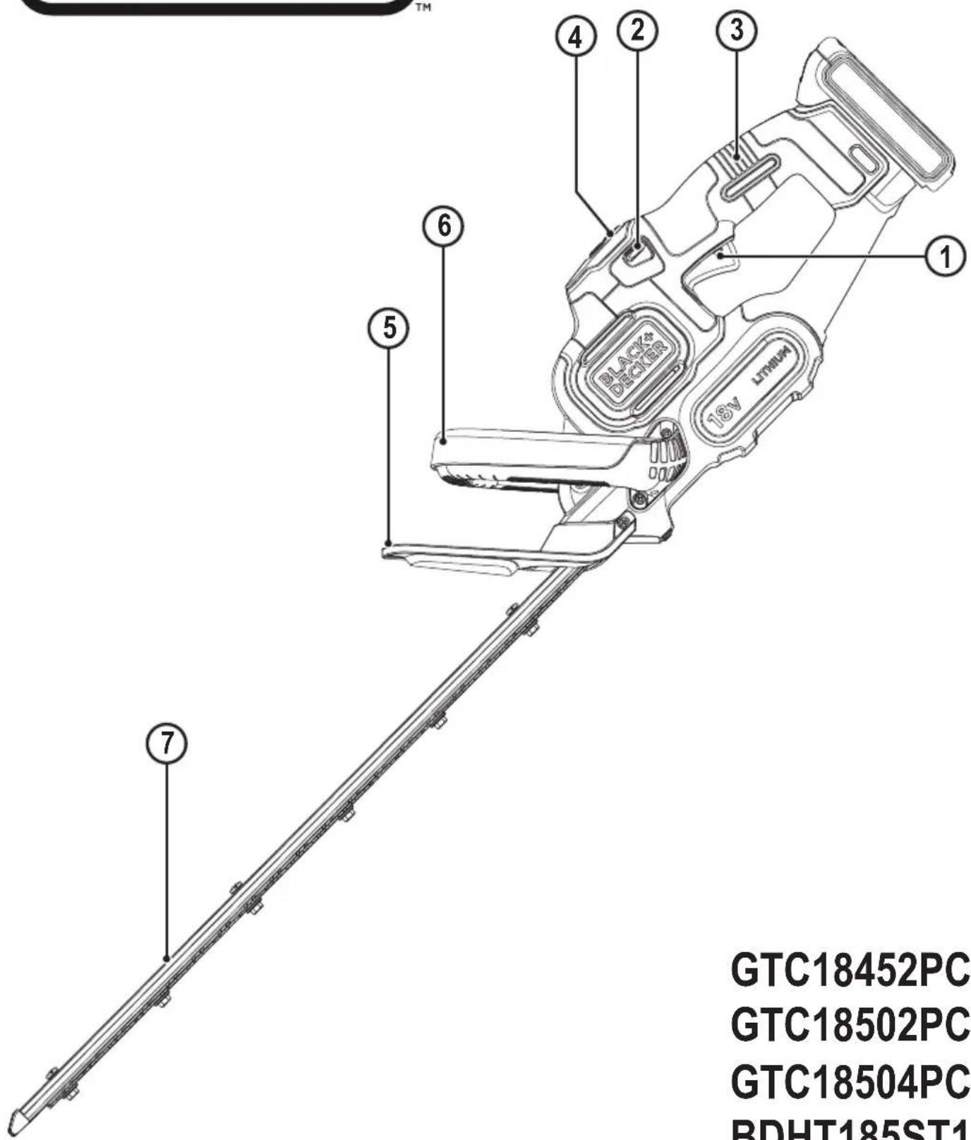 BLACK & DECKER GTC18502PC - 1