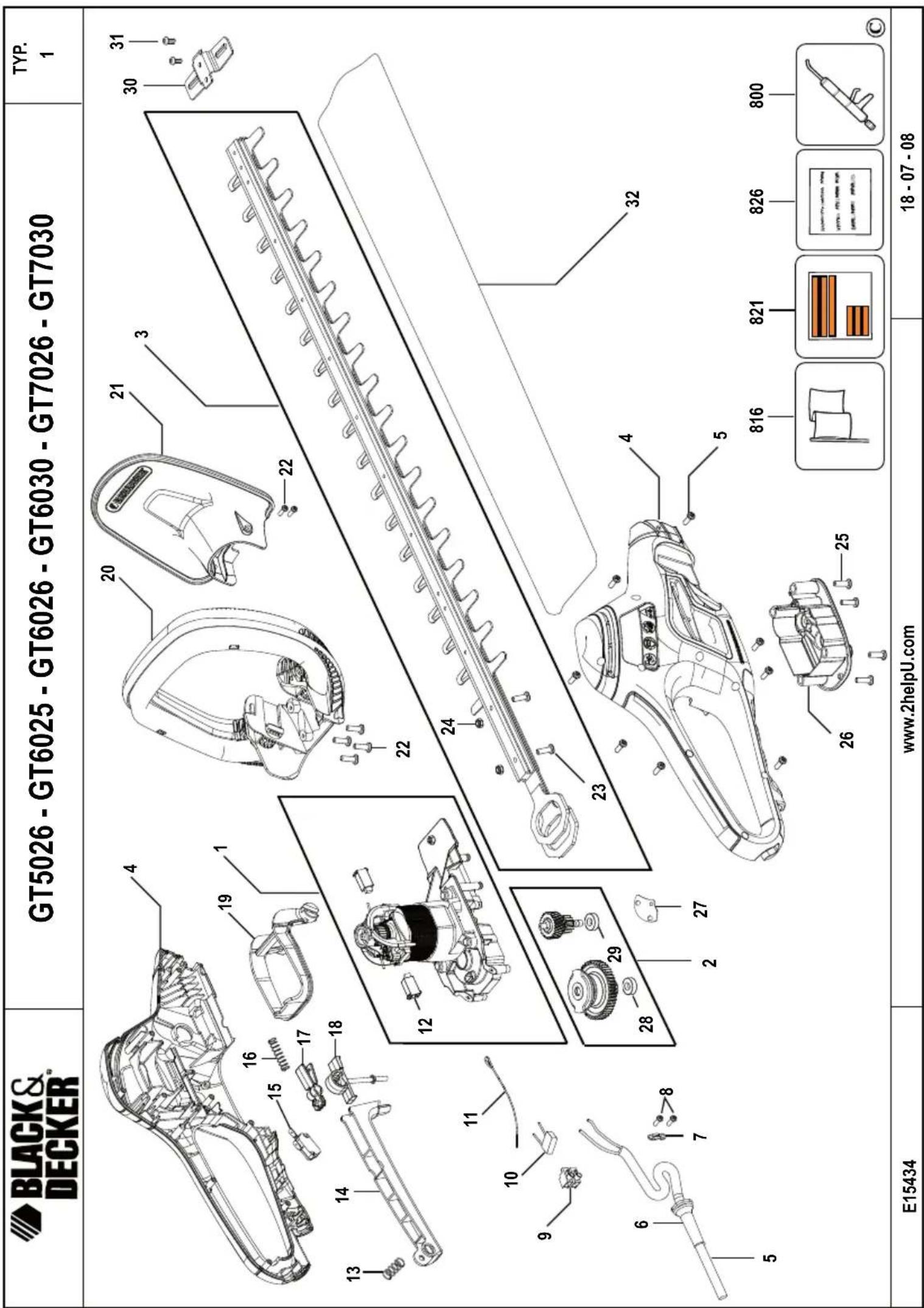 BLACK & DECKER GT6030 - www.2helpU.com. - 1