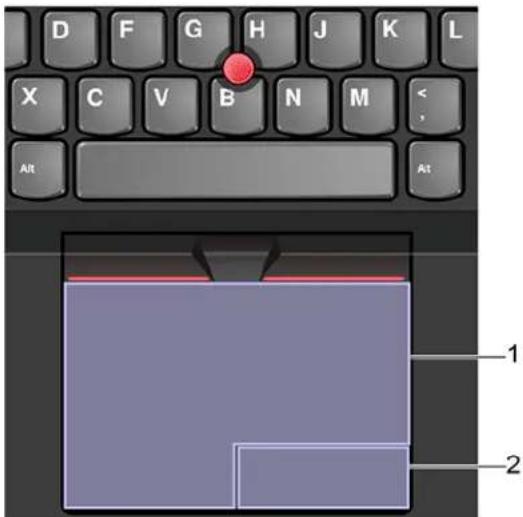 LENOVO ThinkPad L390 Yoga - Utiliser le pavé tactile - 1