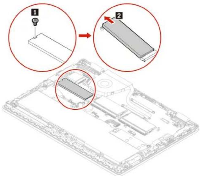 LENOVO ThinkPad L390 Yoga - Procedure de remplacement de l'unité SSD M.2 long - 1