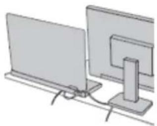 LENOVO ThinkPad L390 Yoga - Protégez et prenez soit des cables. - 1