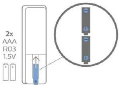 PHILIPS 4300 series 24PHS4304 - Piles et nettoyage - 1