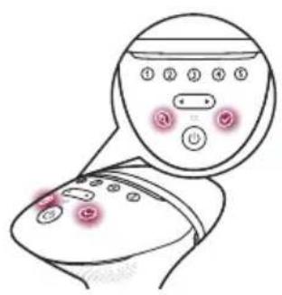 PHILIPS Lumea Prestige BRI947 - Selecting the light intensity - 1