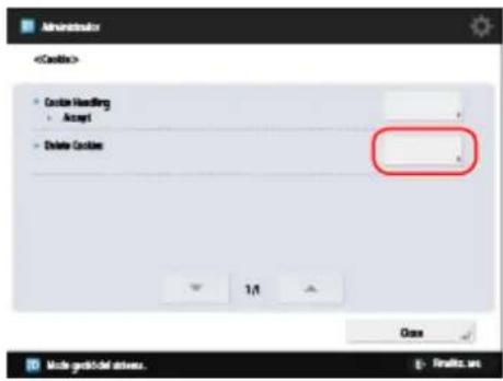 CANON imageRUNNER ADVANCE 4551i - Si voleu esborrar galettes: - 1