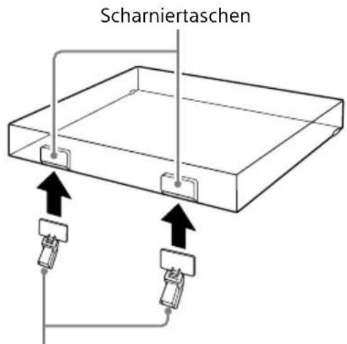 SONY PSLX310BT - Anbringen der Staubabdeckung - 1