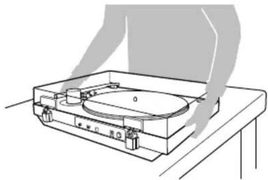 SONY PSLX310BT - Remarque concernant le transport de ce produit - 1