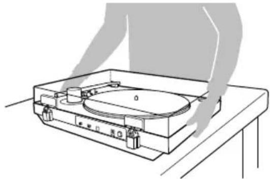 SONY PSLX310BT - Nota sobre el transporte de este producto - 1