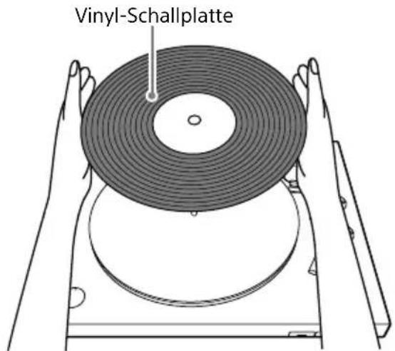 SONY PSLX310BT - Legen Sie eine Vinyl-Schallplatte auf den Plattenteller. - 1