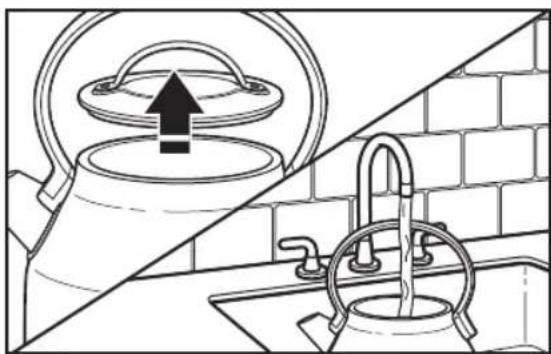 KITCHENAID KEK1222PT - Calentar el agua - 1