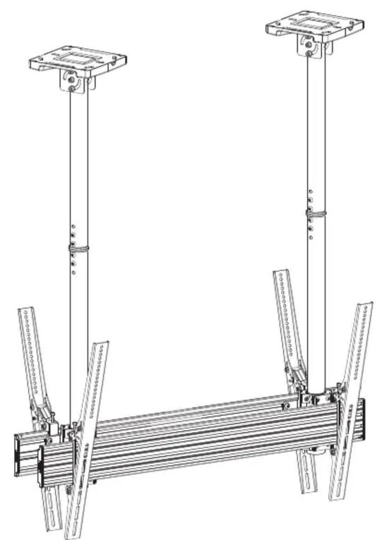 Multibrackets M Ceiling Mount Pro MBC1UX2SD - MBC1UX2SD - 1