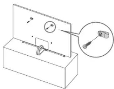 SAMSUNG QLED QE75Q85R - Preventing the TV from falling - 1