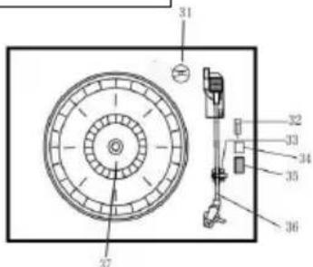 DENVER MRD51 - IMPORTANT: LEVANTAR Y BAJAR LA TAPA DEL TOCADISCOS - 6