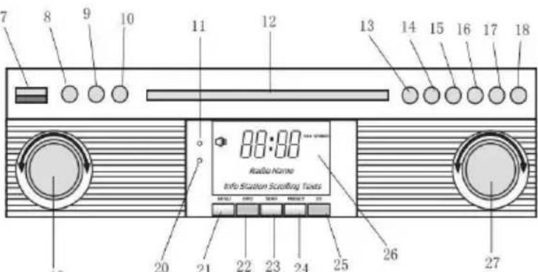 DENVER MRD51 - IMPORTANT: LEVANTAR Y BAJAR LA TAPA DEL TOCADISCOS - 3