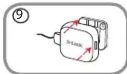 D-LINK DCS8600LH - Istruzioni per il montaggio dell'alimentatore - 5