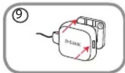 D-LINK DCS8600LH - Instruţiuni de montare a sursei de alimentare - 4