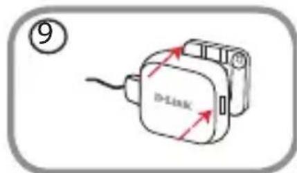 D-LINK DCS8600LH - Instructions de montage de l'alimentation - 4