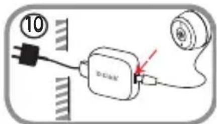 D-LINK DCS8600LH - Virtalähteen kiinnitysohjeet - 5