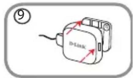 D-LINK DCS8600LH - Netzteil-Befestigungshinweise - 4