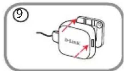 D-LINK DCS8600LH - Instruktioner til montering af strømforsyning - 4