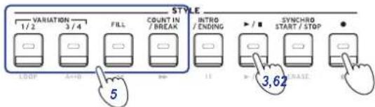 KORG EK50 - Enregistrement de votre jeu - 1