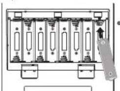 KORG EK50 - Mise en place des piles - 2