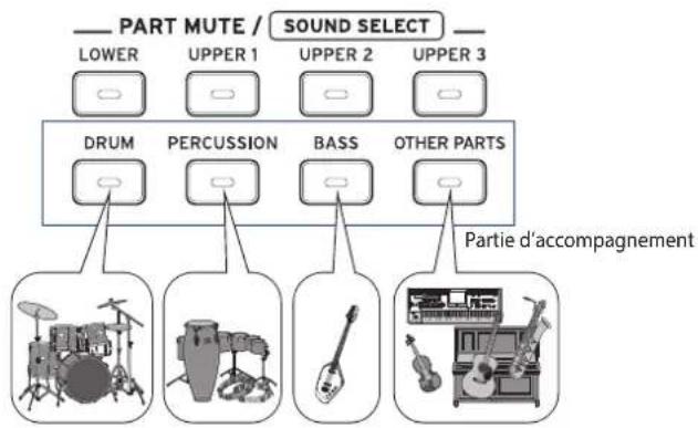KORG EK50 - Jeu avec le style choisi - 1