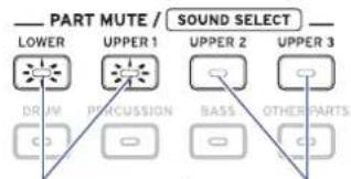 KORG EK50 - Étouffement de parties - 1