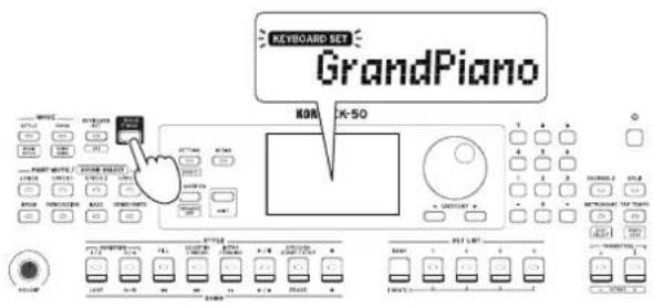 KORG EK50 - • Appuyez sur le bouton GRAND PIANO. - 1