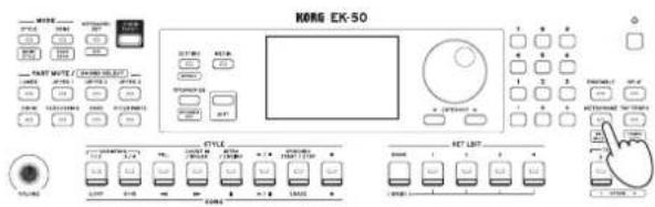 KORG EK50 - Réglage du métronome - 1
