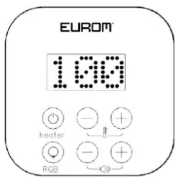 Eurom Heat and Beat Tower - Touchscreen bediening - 1
