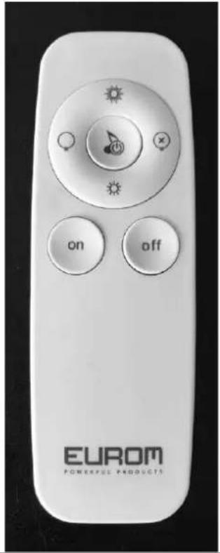 Eurom Heat and Beat Tower - Bediening met afstandsbediening - 3