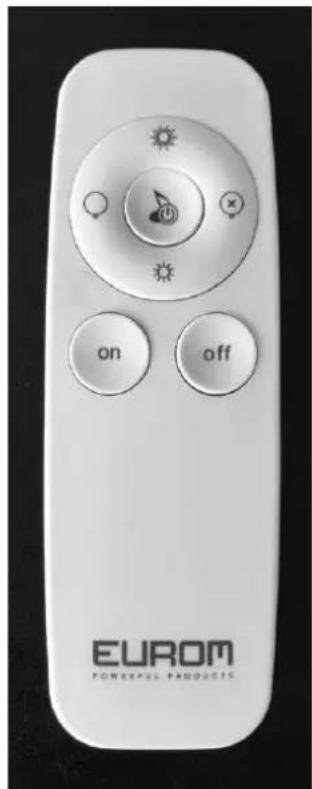 Eurom Heat and Beat Tower - Remote control operation - 1