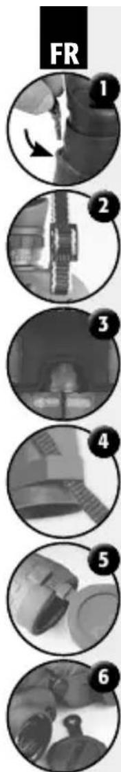 Steiner SkyHawk 4.0 10x32 - Fixation des caches d'objectifs : - 1