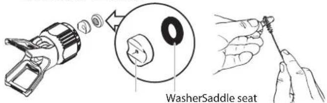 WAGNER Control 150 M - Cleaning the spray gun components - 4