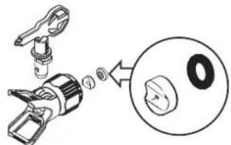 WAGNER Control 150 M - Cleaning the spray gun components - 5