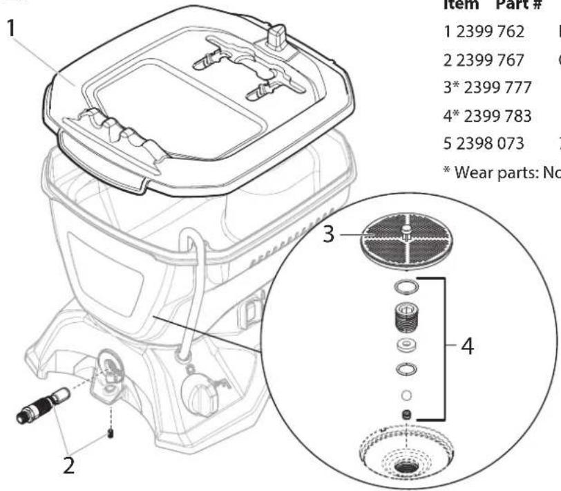 WAGNER Control 150 M - Item Part # Description Quantity - 2