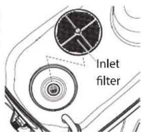 WAGNER Control 150 M - Unclogging the inlet filter - 1
