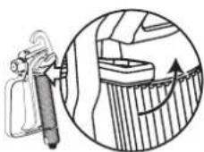 WAGNER Control 150 M - Do not use a needle or other sharp pointed instrument to clean the tip. The hard tungsten carbide can chip. - 2