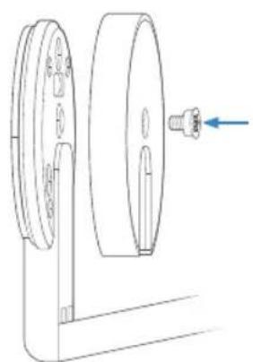 RING Stick Up Cam Battery - Remettez le couvercle du socle en place. - 4