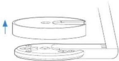 RING Stick Up Cam Battery - Fixation de la Stick Up Cam au plafond : - 2