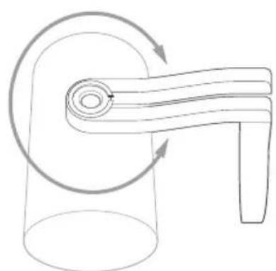 RING Stick Up Cam Battery - Fixation de la Stick Up Cam au plafond : - 3