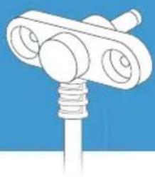 RING Stick Up Cam Battery - Connexion d'un panneau solaire Ring avec une fiche d'alimentation à languette à vis : - 1
