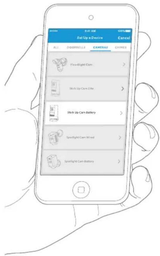 RING Stick Up Cam Battery - Configuration de votre Stick Up Cam dans l'application Ring - 5