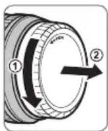 FUJIFILM XF 60mm f2.4 R Macro - Fjerning av dekselet - 2